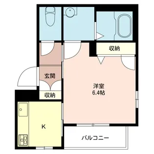K.T.Oshima【2階】の間取り