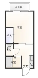 山形県山形市東青田4【アパート】の間取り
