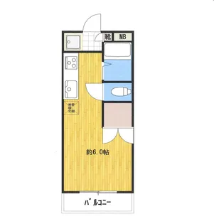 グローリーコート【2階】の間取り