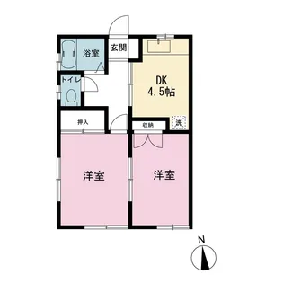 コーポ寿【1階】の間取り