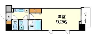 コンフォリア京町堀【6階】の間取り