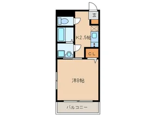 シエル城南I【2階】の間取り