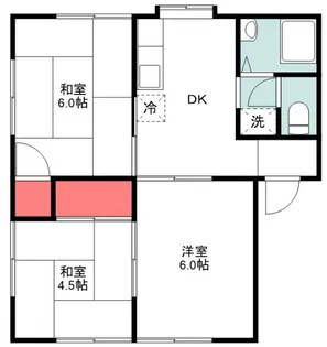 グリーンハイツ【1階】の間取り