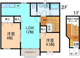 Meson East A棟【2階】の間取り