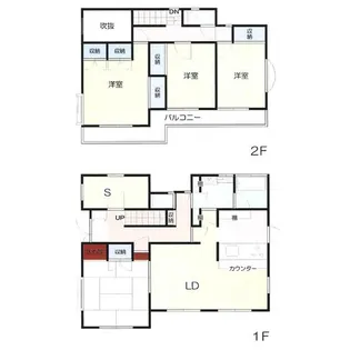 群馬県前橋市女屋町【一戸建】の間取り