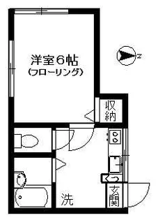 プティフールA【1階】の間取り