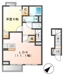アレグリア【2階】の間取り