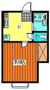 ハイツ陽明【2階】の間取り