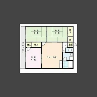 イーストハイツ高崎【3階】の間取り