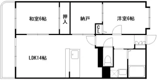 熊本県熊本市南区田井島1【マンション】の間取り