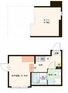 オーシャンパレス・タケ【2階】の間取り