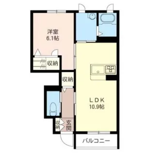 Progresso【1階】の間取り