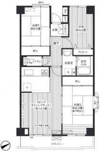 ステラメゾン大森【5階】の間取り