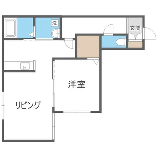 クラリス美園【4階】の間取り