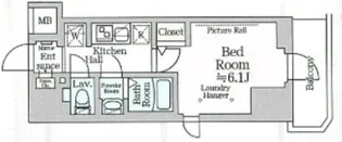 神奈川県横浜市鶴見区鶴見中央4【マンション】の間取り