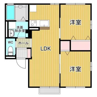 ミラコスタIII【1階】の間取り