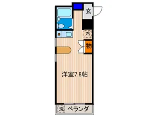 クレ-ル11【4階】の間取り