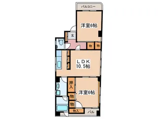 酒巻ビル【3階】の間取り