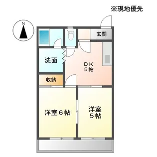 2Kの間取り画像