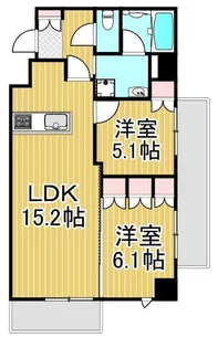 メトロステージ亀有【5階】の間取り