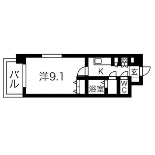 ショーブンあすと長町ビル【5階】の間取り