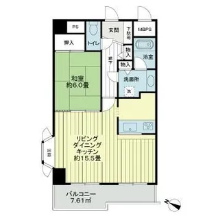 ライオンズマンション湯河原第3【8階】の間取り