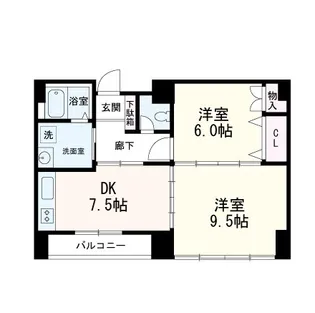 HF仙台レジデンスEAST【12階】の間取り
