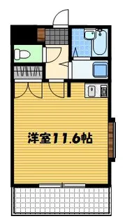 1Rの間取り画像