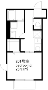 K・residence【2階】の間取り