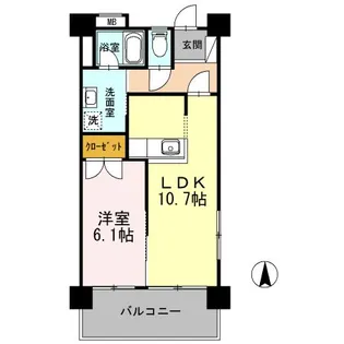 I.T.R【6階】の間取り