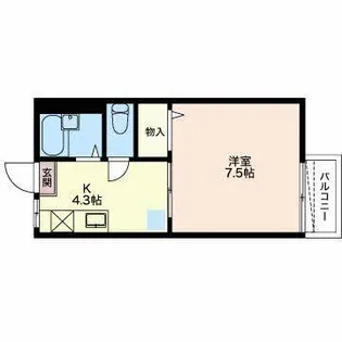 DANA QUEEN【2階】の間取り