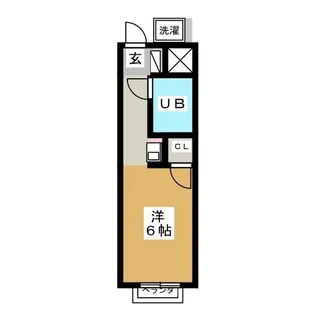 1Rの間取り画像