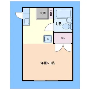 神奈川県横浜市金沢区六浦東1【アパート】の間取り
