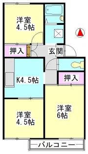 サンリッチ【2階】の間取り