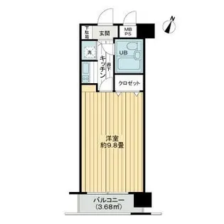 ライオンズプラザ大宮第2【6階】の間取り