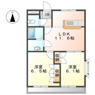 Vif.charmant(ヴィフ シャルマン)【2階】の間取り