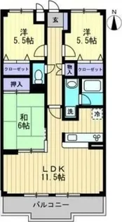 リマーニ太田【4階】の間取り