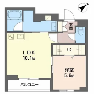 Amylums鷹匠II【3階】の間取り