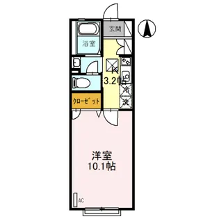 クラベール滝野川【1階】の間取り