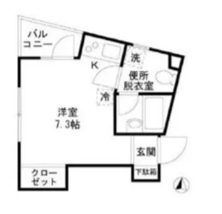 Win駒場【4階】の間取り