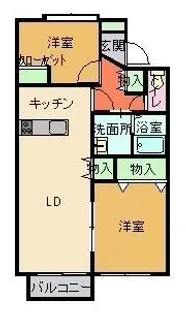 サン・スリーゼ【2階】の間取り
