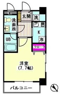 ヌーベルメゾン羽田【4階】の間取り