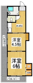 山登ビル【3階】の間取り