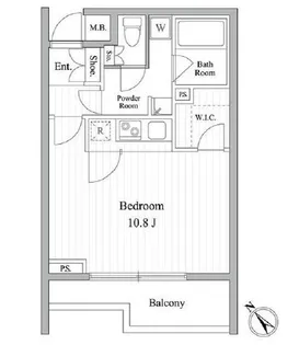 エルスタンザ赤坂【1階】の間取り