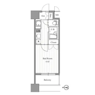 東京都江東区森下3【マンション】の間取り