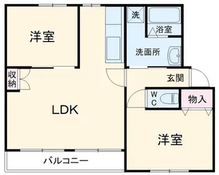 幸町レジデンス【1階】の間取り