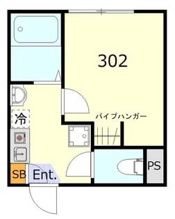ブルーシエル羽田【3階】の間取り
