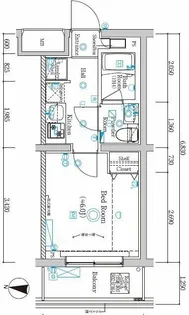 AZESTお花茶屋IV【3階】の間取り