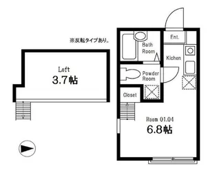 ヒルスミキ妙蓮寺【2階】の間取り