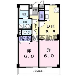 ノルデンアベニュー【2階】の間取り